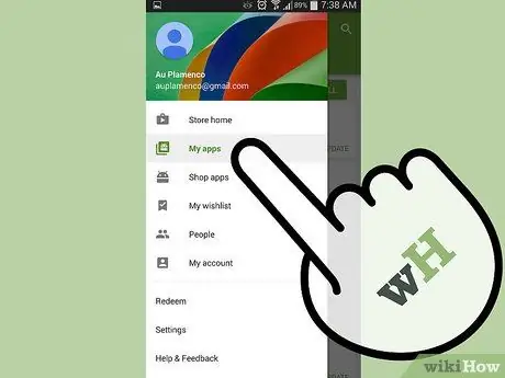 قم بإزالة تطبيق غير مثبت من حساب Google الخاص بك (باستخدام هاتف Android الخاص بك) الخطوة 4