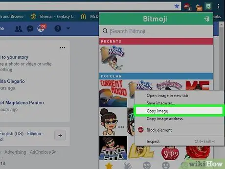 Naudokite „Bitmoji“38 veiksmą