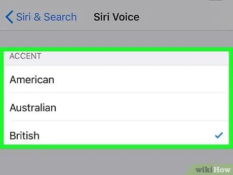 Configureu el pas 9 de Siri