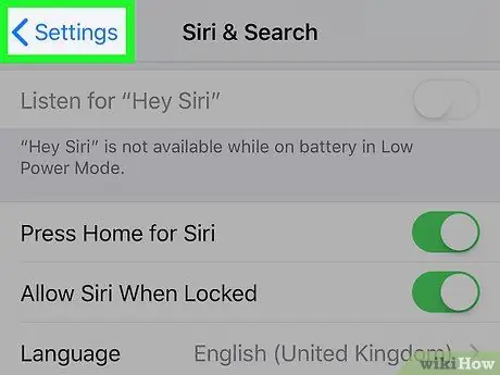 I-set up ang Siri Hakbang 11