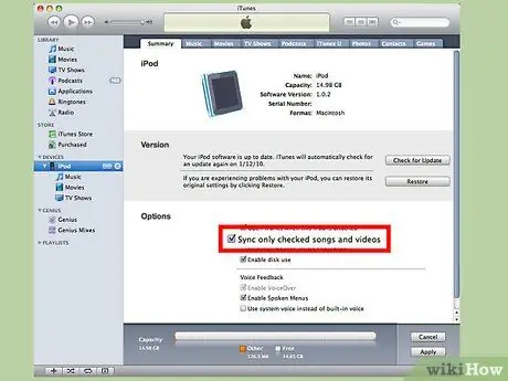 Uzlādējiet iPod Nano 6. darbība