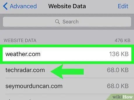 Fjern webstedsdata fra Safari i iOS 9