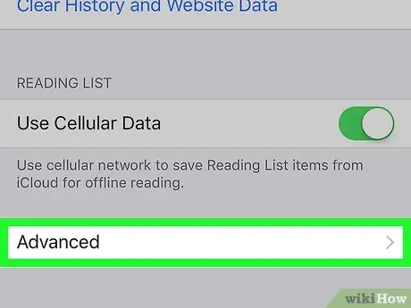 Eliminar datos del sitio web de Safari en iOS Paso 4