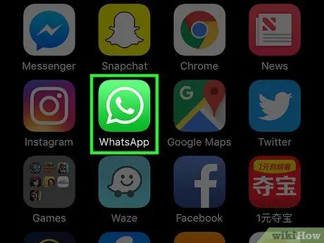 Lähetä -tiedostoja WhatsAppissa iPhonessa Vaihe 1