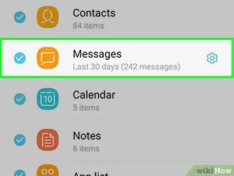 Teisaldage SMS Androidilt Androidile 23. samm