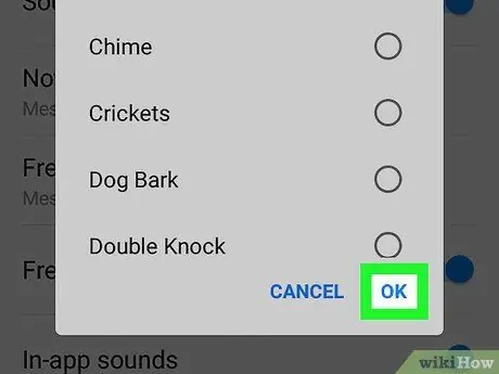 Android Step 8. पर Facebook Messenger पर सूचना ध्वनि बदलें