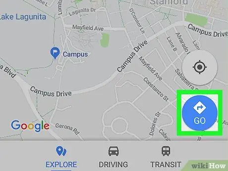 Zmień trasę w Mapach Google na Androidzie Krok 2