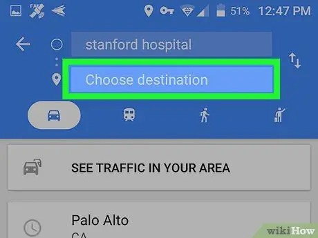 Ubah Rute di Google Maps di Android Langkah 5