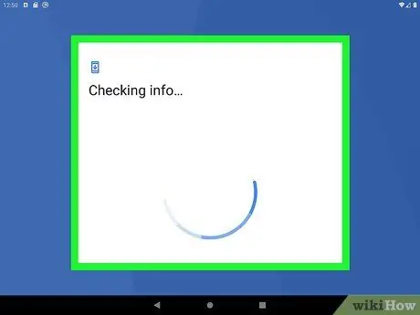 Reset the Android Tablet Pattern Lock Step 12