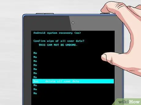 Reset the Android Tablet Pattern Lock Step 17