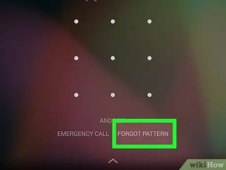 Reset the Android Tablet Pattern Lock Step 22