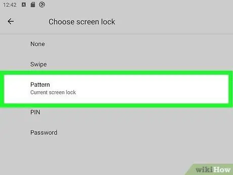 Reset the Android Tablet Pattern Lock Step 5