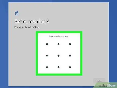 Pib dua Android Tablet Pattern Lock Step 6