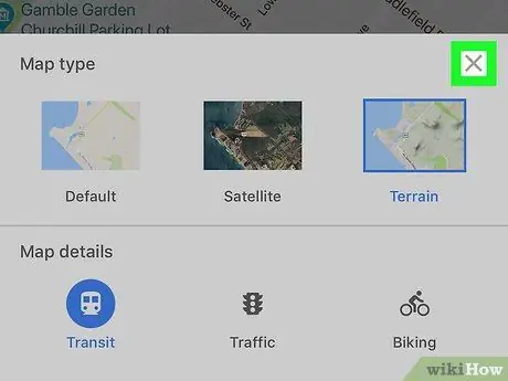 Temukan Ketinggian di Google Maps di iPhone atau iPad Langkah 4