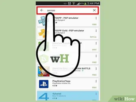 Speel PSP -speletjies op Android met die PPSSPP -app Stap 2