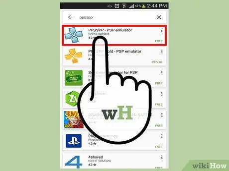 العب ألعاب PSP على Android باستخدام تطبيق PPSSPP الخطوة 3