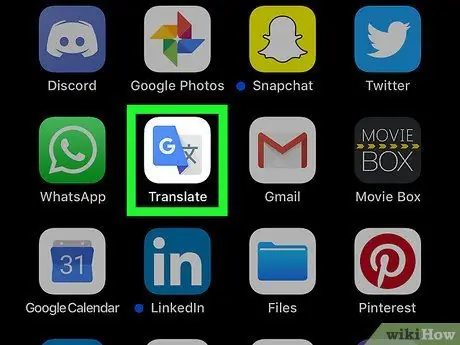 Bruk kameraet med Google Translate på iPhone eller iPad Trinn 1