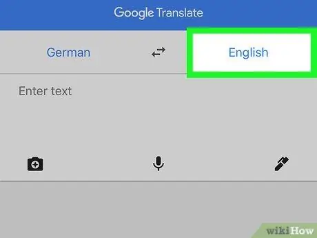 Use a câmera com o Google Translate no iPhone ou iPad Etapa 3