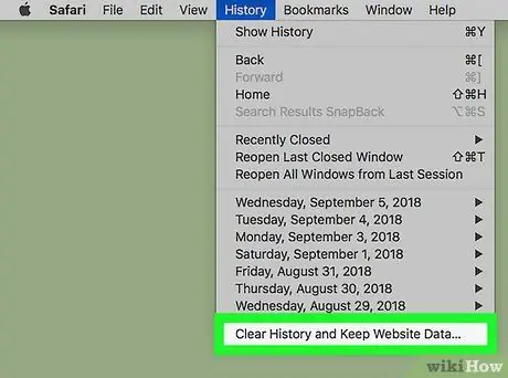 የ Safari ታሪክዎን ደረጃ 9 ይመልከቱ