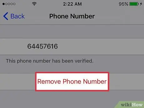 Hapus Nomor Telepon ID Apple di iPhone Langkah 7