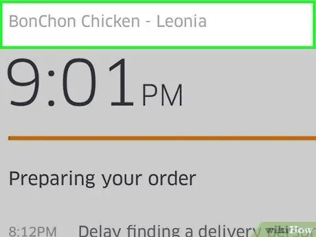 Tshem tawm Uber Eats Order ntawm Android Kauj Ruam 3