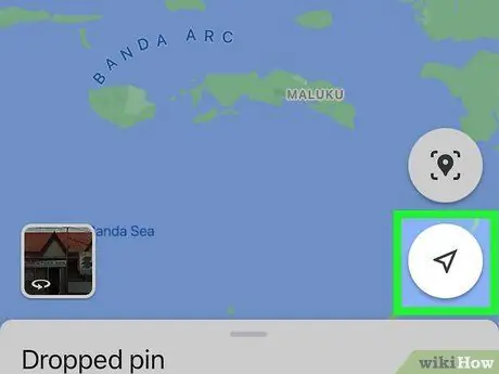 Kalibrējiet kompasu pakalpojumā Google Maps iPhone vai iPad ierīcē 9. darbība