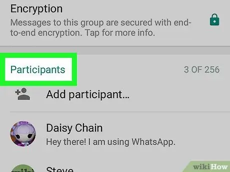 Envie mensagens para você mesmo no WhatsApp no Android Etapa 11