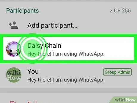 Envíeme mensajes a sí mismo en WhatsApp en Android Paso 15