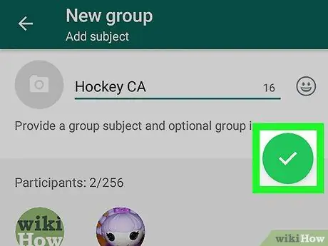 Pošljite sporočila sebi na WhatsApp v sistemu Android 8. korak