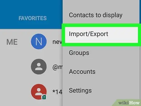 Importar contactos en Android Paso 4