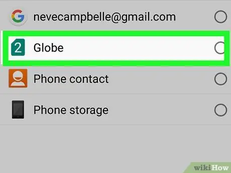 I-import ang Mga contact sa Android Hakbang 5