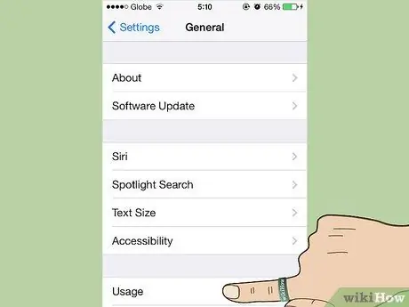 Padamkan Data Aplikasi di iOS 5 Langkah 3