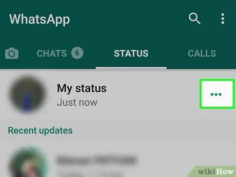 Skift din status på WhatsApp Trin 12