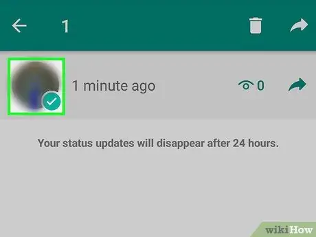 Ubah Status Anda di WhatsApp Langkah 13