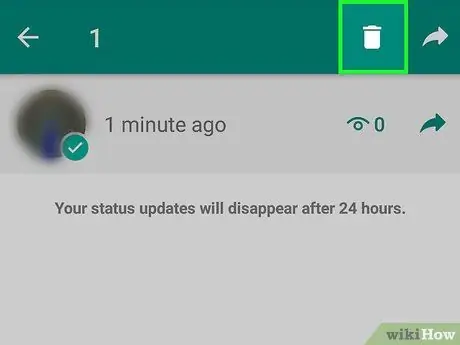 Ubah Status Anda di WhatsApp Langkah 14