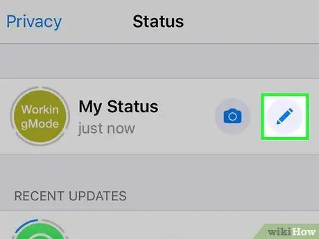 Ändern Sie Ihren Status auf WhatsApp Schritt 8