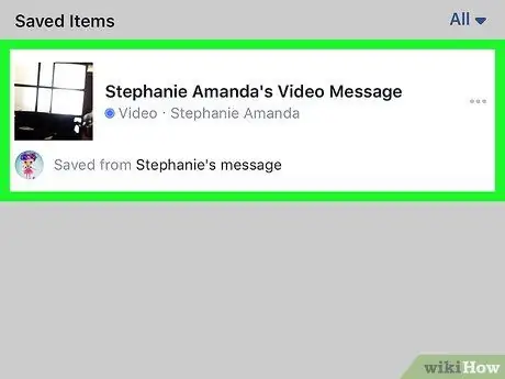 Spremite videozapise iz Facebook Messengera u Camera Roll Korak 14