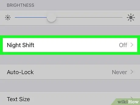 Активирайте Night Shift на iPhone Стъпка 6