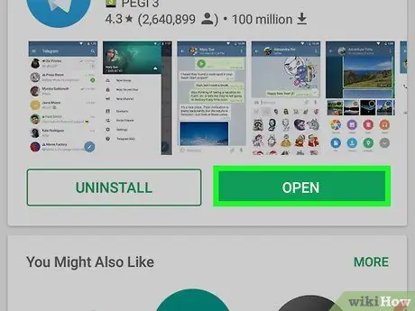 Holen Sie sich den Gruppenlink auf Telegram auf Android Schritt 1