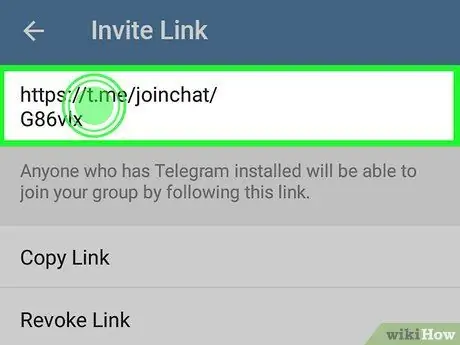 Holen Sie sich den Gruppenlink in Telegram auf Android Schritt 10