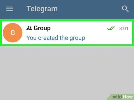 Holen Sie sich den Gruppenlink auf Telegram auf Android Schritt 2