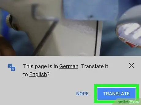 Preložte webovú stránku v Chrome na iPhone alebo iPad Krok 5