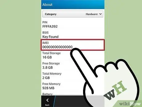 Buka Kunci Blackberry Anda Langkah 1