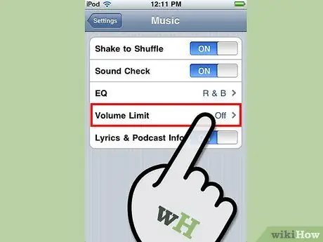 Ontsluit iPod Volume Limit Stap 16