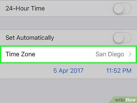 Tukar Tarikh dan Masa pada iPhone Langkah 5