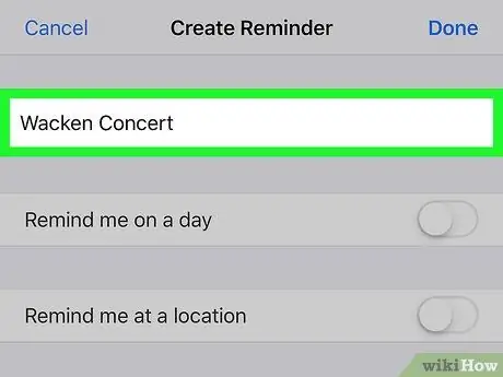Eine Erinnerung auf einem iPhone einrichten Schritt 5