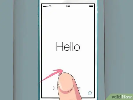 Konfigurera en iPod Touch Steg 2