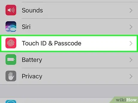 Baguhin ang iyong Passcode sa isang iPhone o iPod Touch Hakbang 2