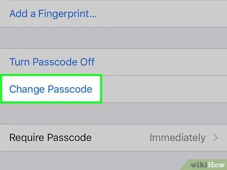 Ändern Sie Ihren Passcode auf einem iPhone oder iPod Touch Schritt 4