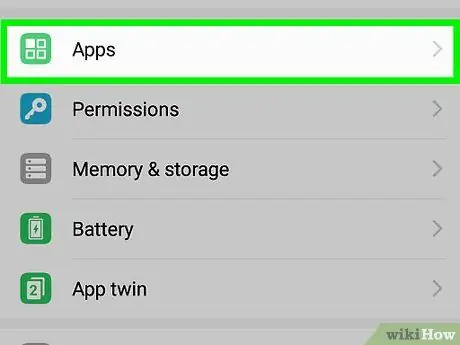 Mover aplicaciones de la memoria interna a una tarjeta SD en un teléfono Android Paso 3